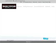 Tablet Screenshot of biscardimechanical.com